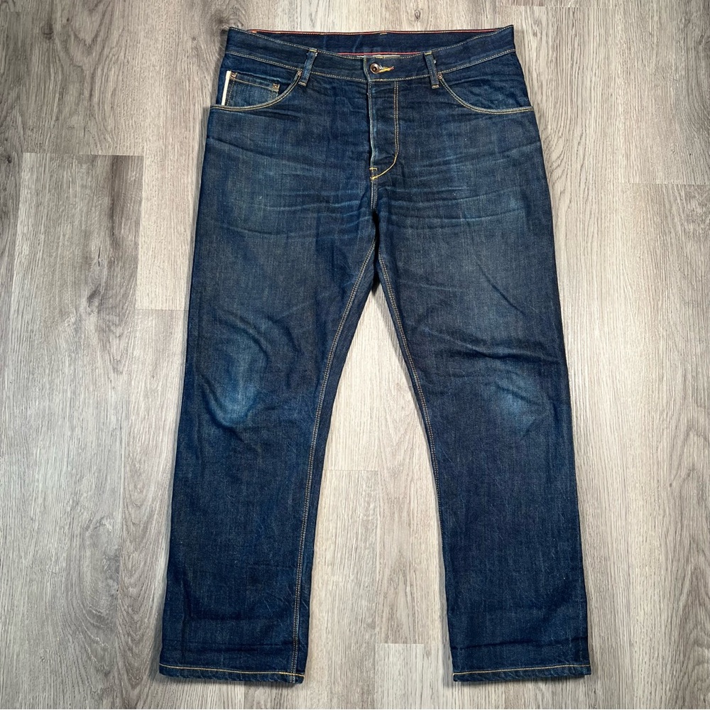RALEIGH Denim Jones White Oak Cone Selvedge Jeans Straight Men’s 34x27 Actual